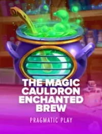 the magic cauldron enchanted brew - logo